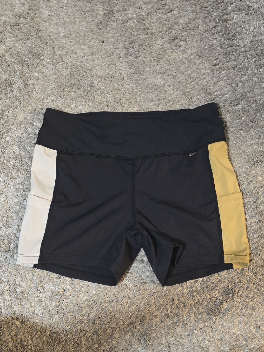 Goldberg Luxury Sports Shorts Black Gold Size Large Pockets